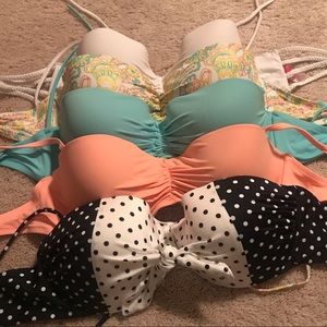 Victoria’s Secret bandeau Bikini top bundle lot